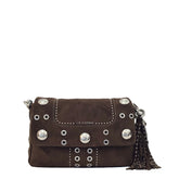 Borsa a spalla LA CARRIE ETHNIC STEPHY 152P-BA-140-SUE - Suede Green